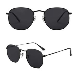 🕶Black Hexagonal Polarized Sunglasses for Men and Women